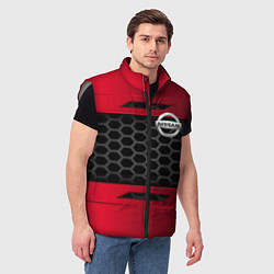 Мужской жилет Nissan auto steel, цвет: 3D-светло-серый — фото 2