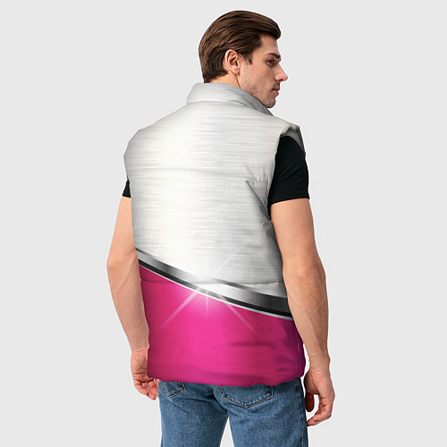 Мужской жилет Nissan auto metal / 3D-Светло-серый – фото 4