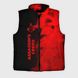 Мужской жилет Assassins Creed - red gradient по-вертикали, цвет: 3D-черный