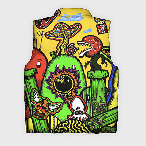 Мужской жилет Mario краски текстура / 3D-Красный – фото 2