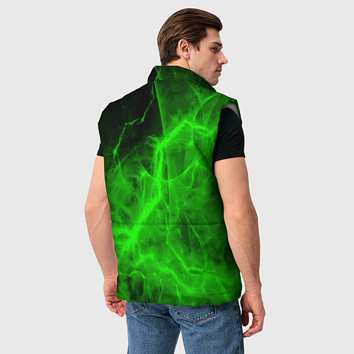 Мужской жилет Doom storm green / 3D-Светло-серый – фото 4