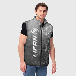 Мужской жилет Lifan - grey gradient по-вертикали, цвет: 3D-черный — фото 2