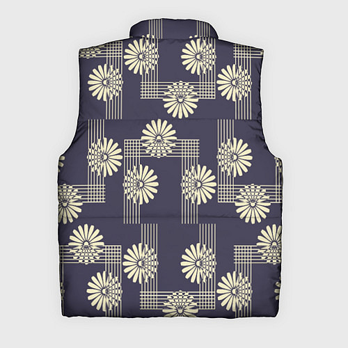 Мужской жилет Цветочный геометрический узор / 3D-Светло-серый – фото 2