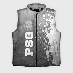Мужской жилет PSG - grey gradient по-вертикали, цвет: 3D-черный
