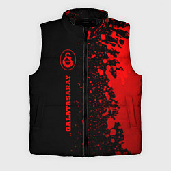Мужской жилет Galatasaray - red gradient по-вертикали, цвет: 3D-черный