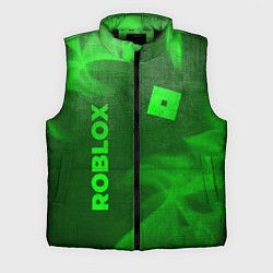 Мужской жилет Roblox - green gradient вертикально