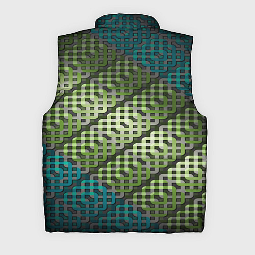 Мужской жилет Nissan авто текстура узор / 3D-Красный – фото 2