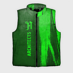 Мужской жилет Architects - green gradient по-вертикали, цвет: 3D-черный