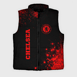 Мужской жилет Chelsea - red gradient вертикально