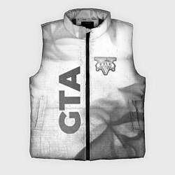 Мужской жилет GTA - white gradient вертикально, цвет: 3D-черный