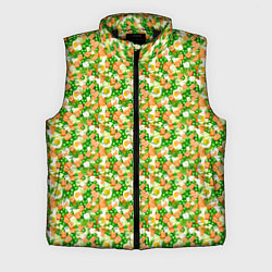 Мужской жилет Салат - Оливье, цвет: 3D-черный