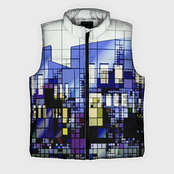 Мужской жилет Городской пейзаж