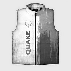 Мужской жилет Quake - white gradient по-вертикали, цвет: 3D-черный