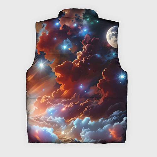 Мужской жилет Космические звезды / 3D-Красный – фото 2