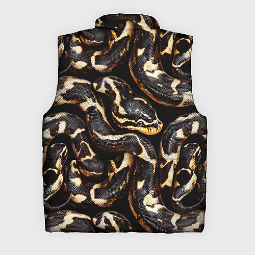 Мужской жилет Змея черно-белая / 3D-Красный – фото 2