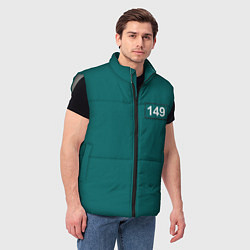 Мужской жилет Игрок 149 - Игра в кальмара, цвет: 3D-светло-серый — фото 2