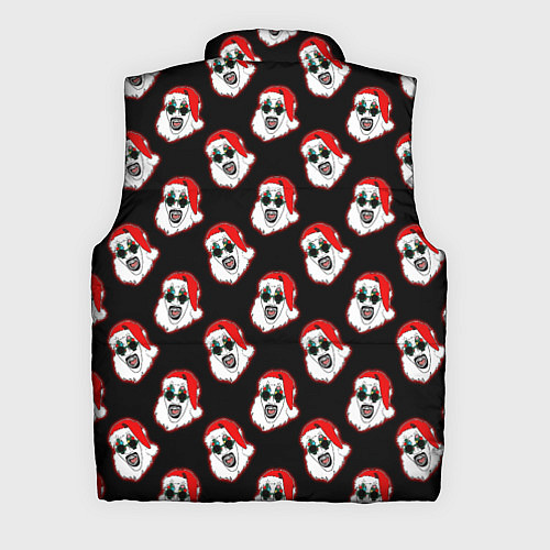 Мужской жилет Santa clown Art / 3D-Красный – фото 2