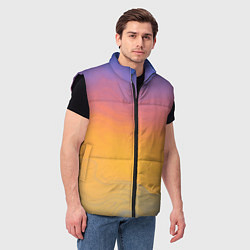 Мужской жилет Яркий градиент, цвет: 3D-черный — фото 2