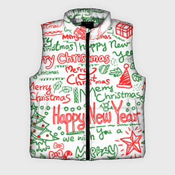 Мужской жилет Новогодняя атмосфера merry christmas