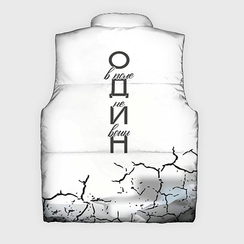 Мужской жилет Одинокий борец на просторах / 3D-Красный – фото 2