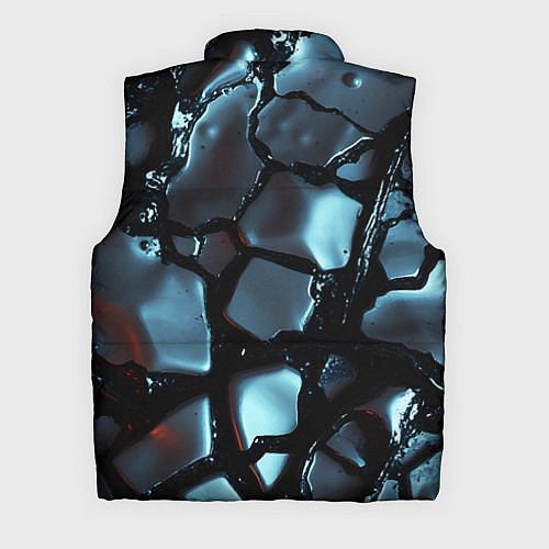 Мужской жилет The liquid substance is grey / 3D-Красный – фото 2