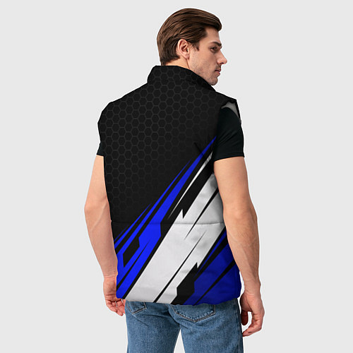 Мужской жилет Changan - синий спорт / 3D-Светло-серый – фото 4