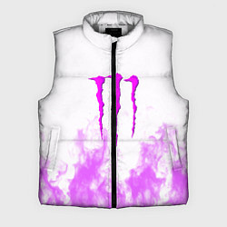 Мужской жилет Monster energy neon flame, цвет: 3D-светло-серый