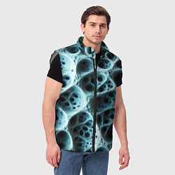 Мужской жилет Белая пористая структура, цвет: 3D-светло-серый — фото 2