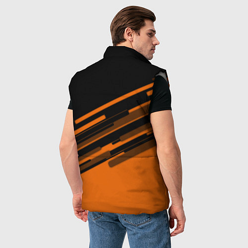 Мужской жилет PUBG geometry line / 3D-Светло-серый – фото 4