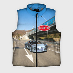 Мужской жилет Бугатти на трассе
