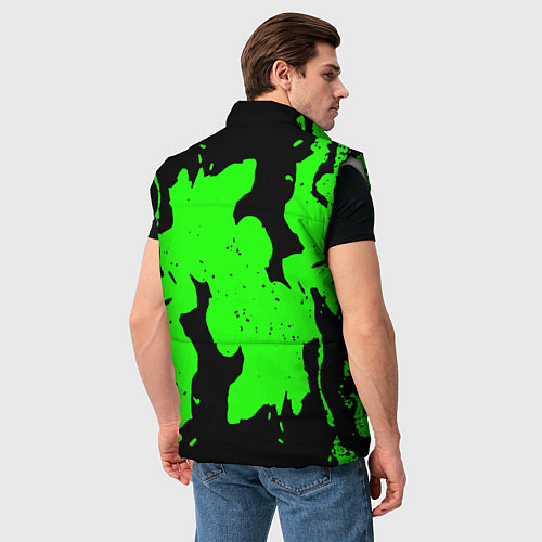 Мужской жилет Skoda flame steel / 3D-Светло-серый – фото 4