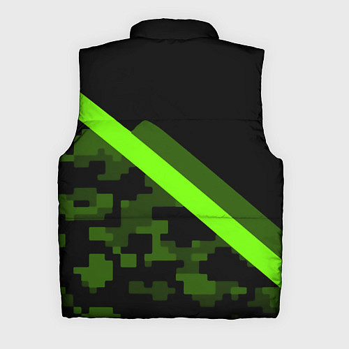 Мужской жилет Portal camo steel geometry / 3D-Красный – фото 2
