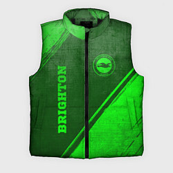 Мужской жилет Brighton - green gradient вертикально, цвет: 3D-черный