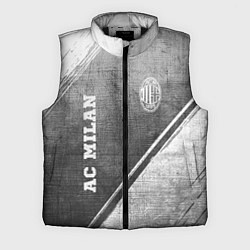 Мужской жилет AC Milan - grey gradient вертикально, цвет: 3D-черный