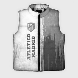 Мужской жилет Atletico Madrid - white gradient по-вертикали, цвет: 3D-черный