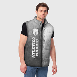 Мужской жилет Atletico Madrid - grey gradient по-вертикали, цвет: 3D-черный — фото 2