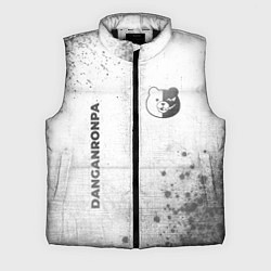 Мужской жилет Danganronpa - white gradient вертикально, цвет: 3D-черный