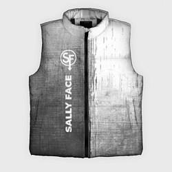 Мужской жилет Sally Face - grey gradient по-вертикали, цвет: 3D-черный