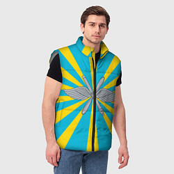 Мужской жилет Военно-воздушные силы, цвет: 3D-светло-серый — фото 2