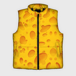 Мужской жилет Сыр, цвет: 3D-черный