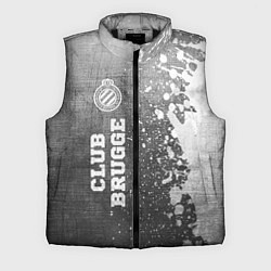 Мужской жилет Club Brugge - grey gradient по-вертикали, цвет: 3D-черный