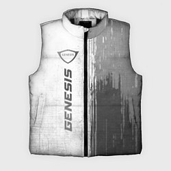 Мужской жилет Genesis - white gradient по-вертикали, цвет: 3D-черный