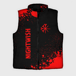 Мужской жилет Nightwish - red gradient вертикально