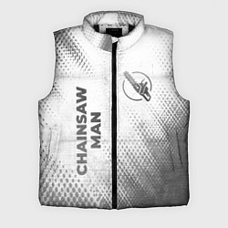 Мужской жилет Chainsaw Man - white gradient вертикально