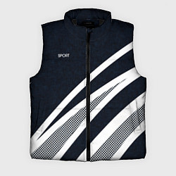 Мужской жилет Sport тёмно-синий с полосами