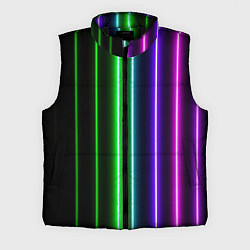 Мужской жилет Neon lines, цвет: 3D-черный