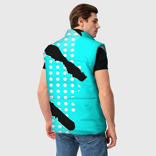Мужской жилет BMW sport краски / 3D-Светло-серый – фото 4