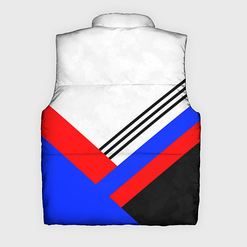 Мужской жилет Герб России - минимализм / 3D-Красный – фото 2