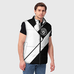 Мужской жилет Манчестер Юнайтед геометрия, цвет: 3D-черный — фото 2