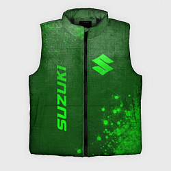 Мужской жилет Suzuki - green gradient вертикально, цвет: 3D-черный